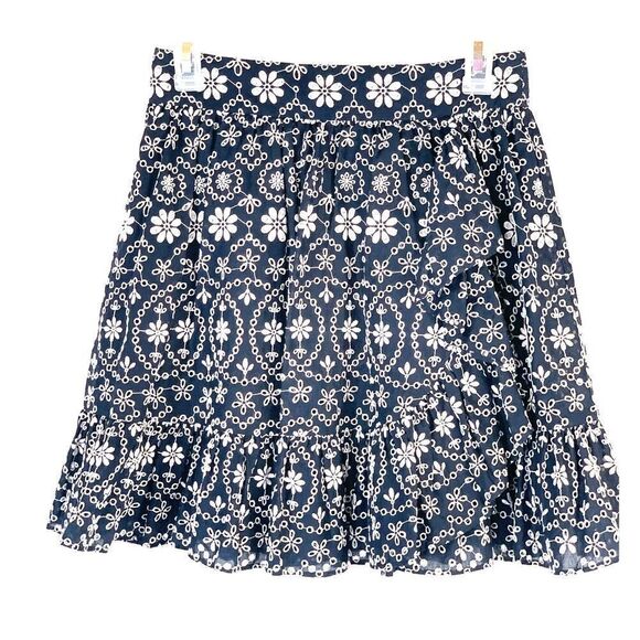 NWT KATE SPADE Shore Thing Eyelet Wrap Skirt SIZE 0 - Picture 5 of 13